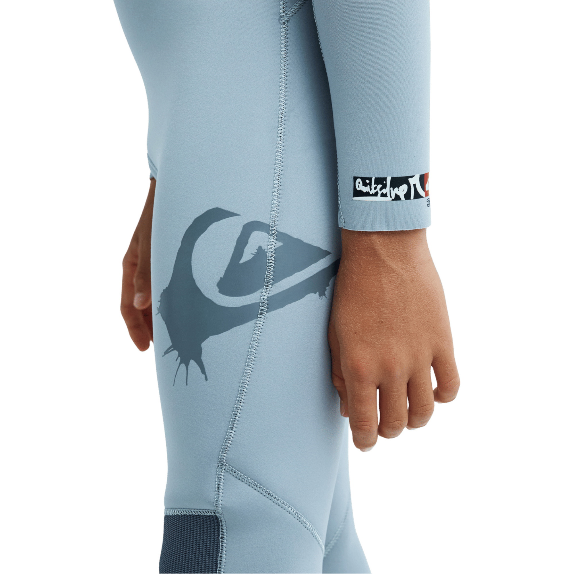 2026 Quiksilver Junior Young Guns 4/3mm Chest Zip Wetsuit EQBW103130 - Quarry